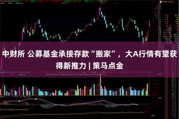 中财所 公募基金承接存款“搬家”，大A行情有望获得新推力 | 策马点金