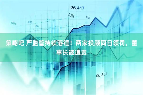 策略吧 严监管持续落锤！两家投顾同日领罚，董事长被追责