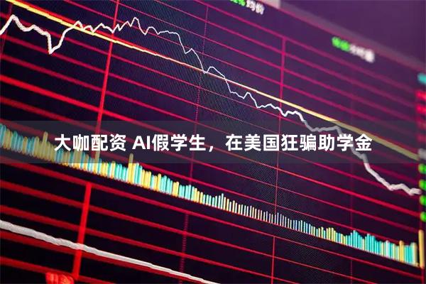大咖配资 AI假学生，在美国狂骗助学金