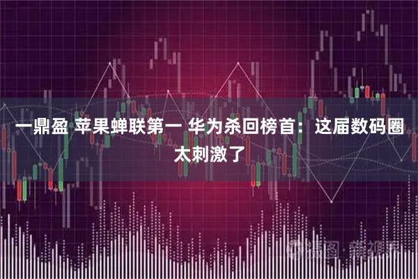 一鼎盈 苹果蝉联第一 华为杀回榜首：这届数码圈太刺激了