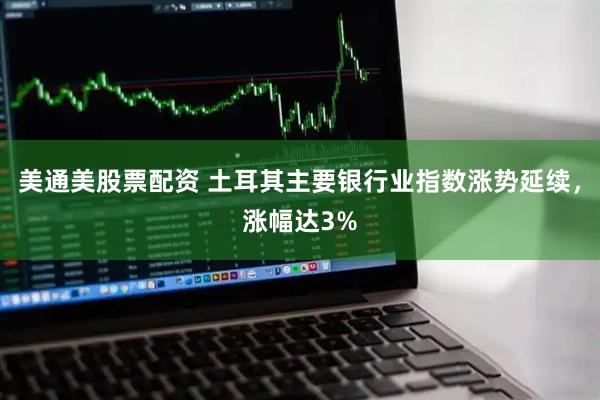 美通美股票配资 土耳其主要银行业指数涨势延续，涨幅达3%