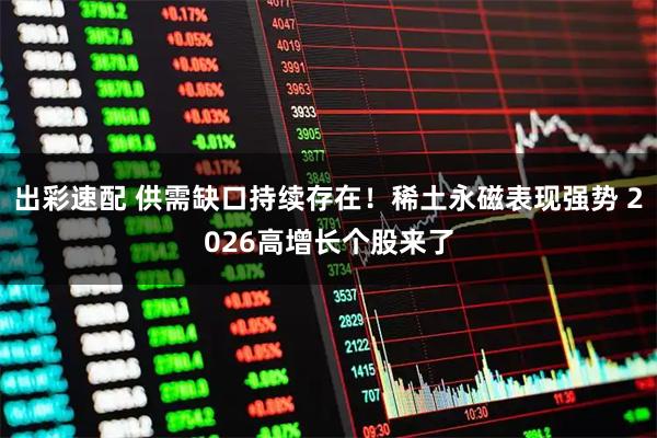 出彩速配 供需缺口持续存在！稀土永磁表现强势 2026高增长个股来了